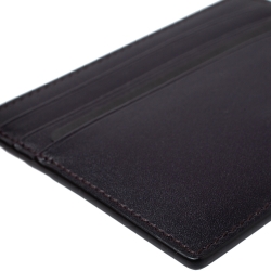 مملوكة مسبقًا Montblanc Burgundy Leather Meisterstuck Card Holder 6CC