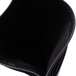 مملوكة مسبقًا Montblanc Burgundy Leather Meisterstuck Card Holder 6CC