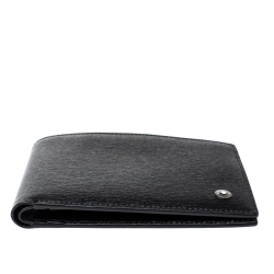 مملوكة مسبقًا Montblanc Black Leather Westside Bifold Wallet 