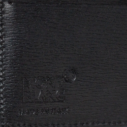 مملوكة مسبقًا Montblanc Black Leather Westside Bifold Wallet 