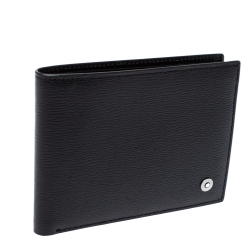 مملوكة مسبقًا Montblanc Black Leather Westside Bifold Wallet 
