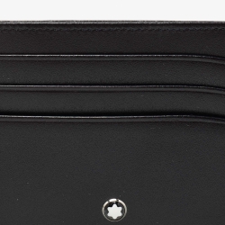 Pre Owned Montblanc Black Leather Meisterstuck Card Holder