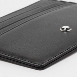 Pre Owned Montblanc Black Leather Meisterstuck Card Holder