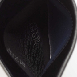 Pre Owned Montblanc Black/Grey Leather Meisterstuck Pocket 4cc ID Card Holder