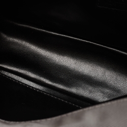 Montblanc Grey/Black Nylon and Leather Zip Toiletry Pouch