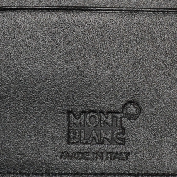 Pre Owned Montblanc Black Leather Meisterstuck View Pocket 11CC Bifold Wallet