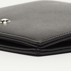 Pre Owned Montblanc Black Leather Meisterstuck View Pocket 11CC Bifold Wallet