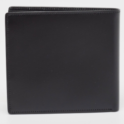 Pre Owned Montblanc Black Leather Meisterstuck Bifold Wallet 8CC
