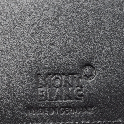 Pre Owned Montblanc Black Leather Meisterstuck Bifold Wallet 8CC