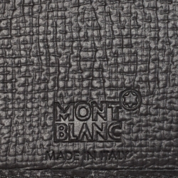 Pre Owned Montblanc Black Leather Meisterstuck 6CC Bifold Wallet