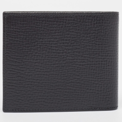 Pre Owned Montblanc Black Leather Meisterstuck 6CC Bifold Wallet
