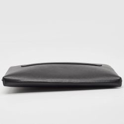 Montblanc Black Leather Meisterstuck Zip Pouch