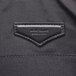 Montblanc Black Leather Meisterstuck Zip Pouch