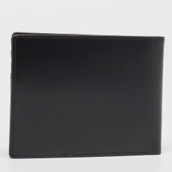 Pre Owned Montblanc Black Glossy Leather Meisterstück Bifold Wallet