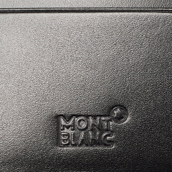 Pre Owned Montblanc Black Glossy Leather Meisterstück Bifold Wallet