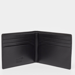 Pre Owned Montblanc Black Glossy Leather Meisterstück Bifold Wallet
