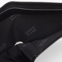 Pre Owned Montblanc Black Glossy Leather Meisterstück Bifold Wallet