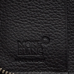مملوكة مسبقًا Montblanc Black Leather Meisterstuck 13CC Zip Travel Wallet