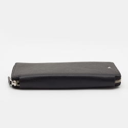 مملوكة مسبقًا Montblanc Black Leather Meisterstuck 13CC Zip Travel Wallet