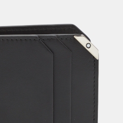 Pre Owned Montblanc Black Leather Urban Spirit 6CC Wallet