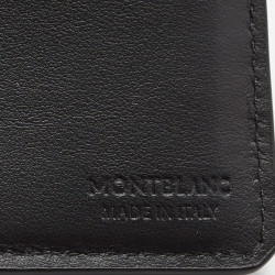 Pre Owned Montblanc Black Leather Urban Spirit 6CC Wallet