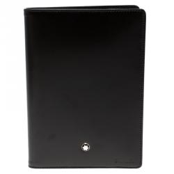 Pre Owned Montblanc Black Leather Meisterstuck Passport Holder