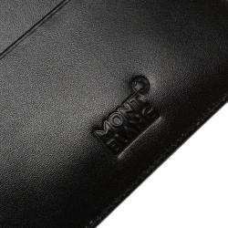 Pre Owned Montblanc Black Leather Meisterstuck Passport Holder