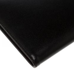 Pre Owned Montblanc Black Leather Meisterstuck Passport Holder