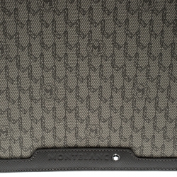 Pre Owned Montblanc Beige Signature Coated Canvas Large Notepad