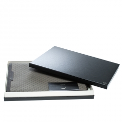 Pre Owned Montblanc Beige Signature Coated Canvas Large Notepad