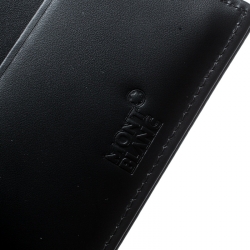 Pre Owned Montblanc Black Meisterstück Leather Nightflight Passport Holder