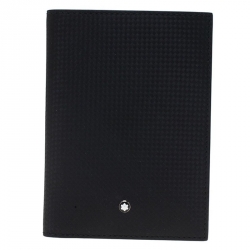 Pre Owned Montblanc Black Leather Extreme Passport Holder