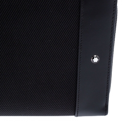 Pre Owned Montblanc Black Nylon and Leather Nightflight Travel Organizer