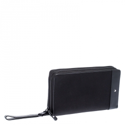 Pre Owned Montblanc Black Nylon and Leather Nightflight Travel Organizer