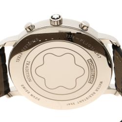 Montblanc Black Stainless Steel Tradition Men's Wristwatch 42 mm