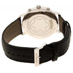 Montblanc Black Stainless Steel Tradition Men's Wristwatch 42 mm
