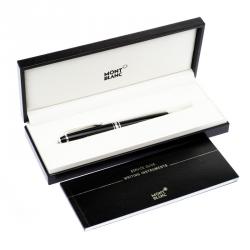 Pre Owned Montblanc Black Meisterstuck Platinum Coated Classique Ballpoint Pen