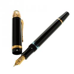 Pre Owned Montblanc The Writers Edition Voltaire Limited Edition 1995 Fountain Pen, 18k Gold Nib