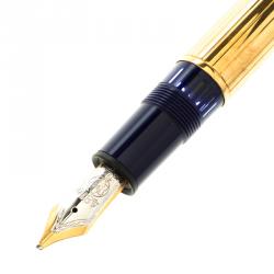 Pre Owned Montblanc Meisterstuck Ramses II 146 Vermeil & Lapis Lazuli Fountain Pen