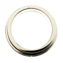 Pre Owned Montblanc Men's Contemporary Collection Black PVD Steel Sliding Ring Size 68