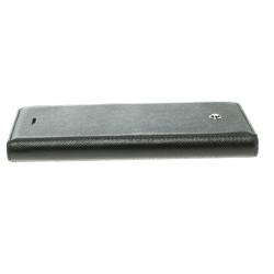 Pre Owned Montblanc Black Leather Iphone 7 Flip Case