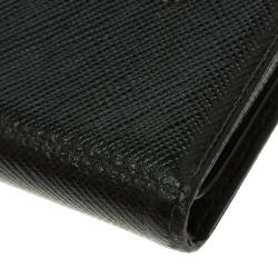 Pre Owned Montblanc Black Leather Iphone 7 Flip Case