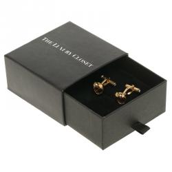 Pre Owned Montblanc Gold Tone Knot Cufflinks