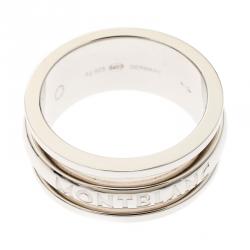 Pre Owned Montblanc Creative Silver Skeletted Men's Band Ring Size 62