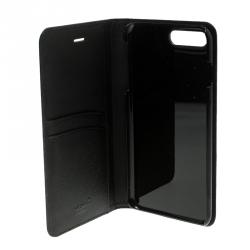 Pre Owned Montblanc Black Leather Flipside Apple iPhone 8 Plus Case