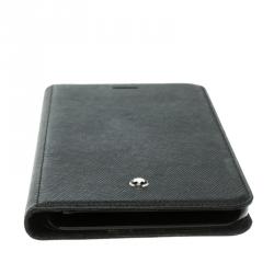 Pre Owned Montblanc Black Leather Flipside Apple iPhone 8 Plus Case