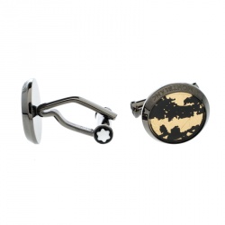 Pre Owned Montblanc Sartorial Black Stainless Steel Cufflinks