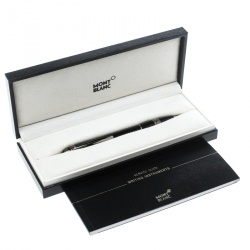 Pre Owned Montblanc StarWalker Black Resin Gunmetal Finish Ballpoint Pen