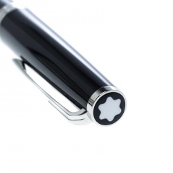 Pre Owned Montblanc PIX Black Resin Platinum Finish Rollerball Pen