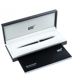 Pre Owned Montblanc PIX Black Resin Platinum Finish Rollerball Pen